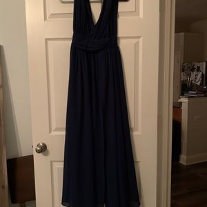 Lulus Heavenly Hues Navy Blue Maxi Dress